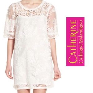 Catherine Melandrino Lace Short Dress - NEW